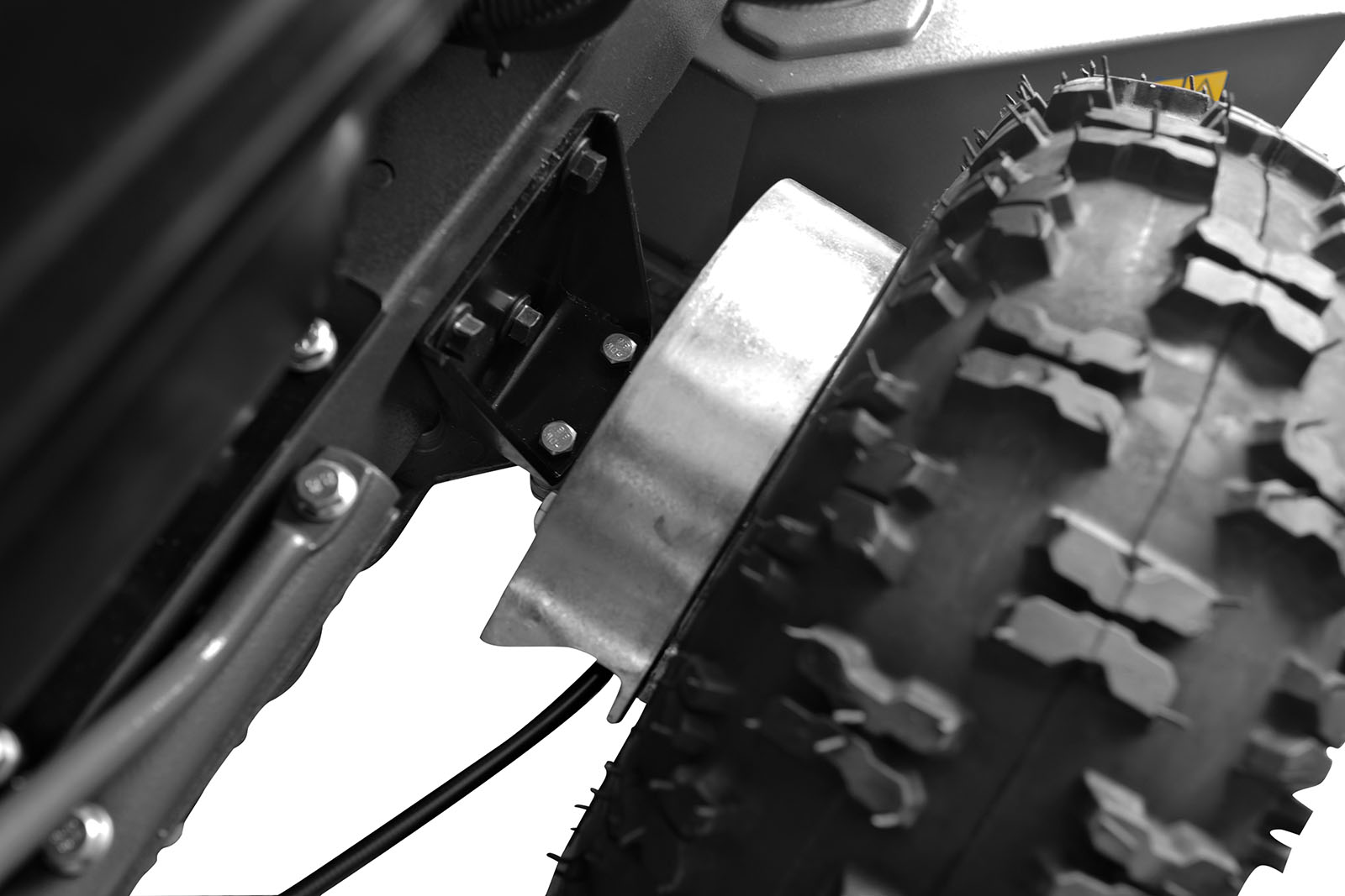 Motorna benzinska kosilica za korov i visoku travu WEIBANG WBBC7623LC, prikaz sistema za upravljanje na točku