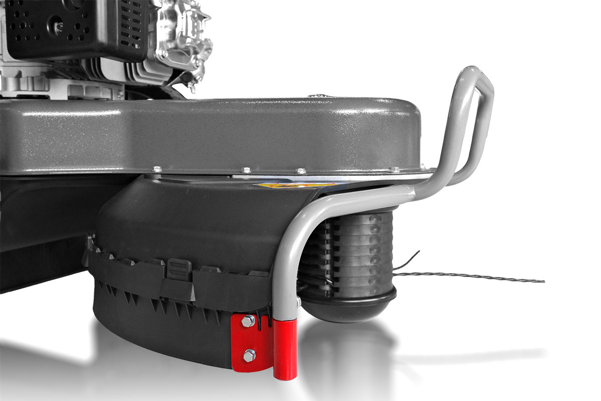 Kosilica za visoku travu, trimer WEIBANG WBLT567SLC, prikaz kosišta sa adesne strane